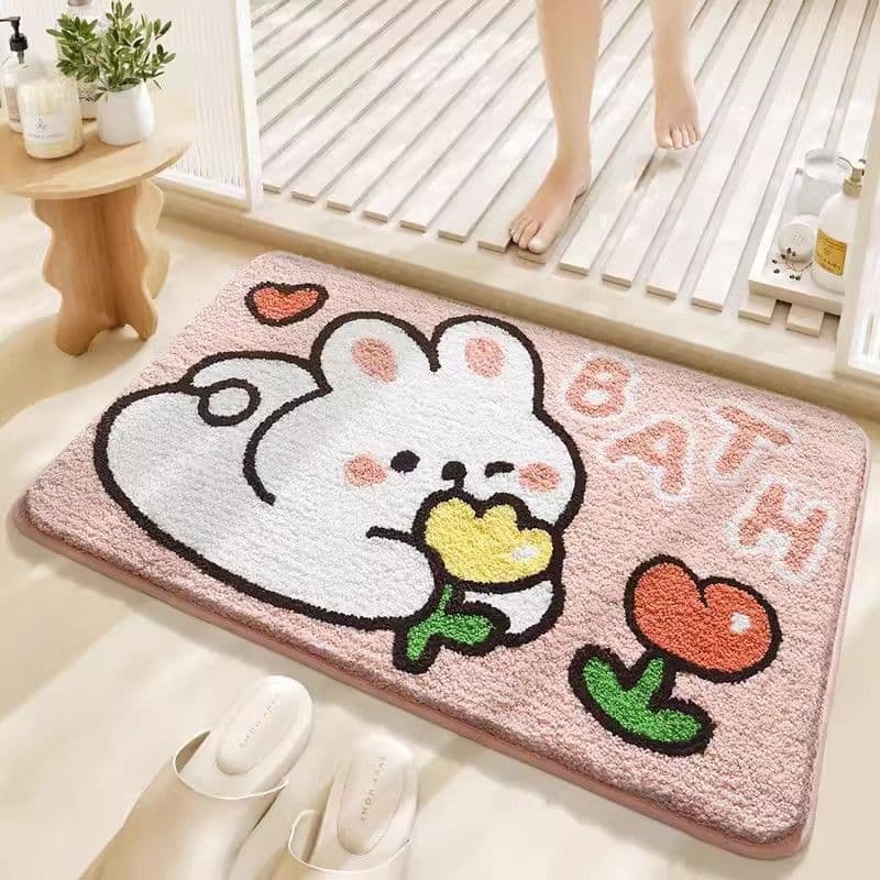 かわいい動物のバスマット