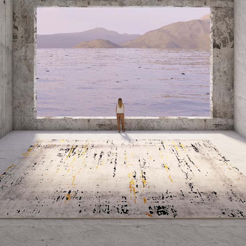 海辺の静寂 アート絨毯