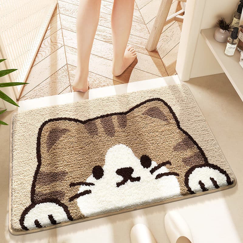 かわいい動物のバスマット