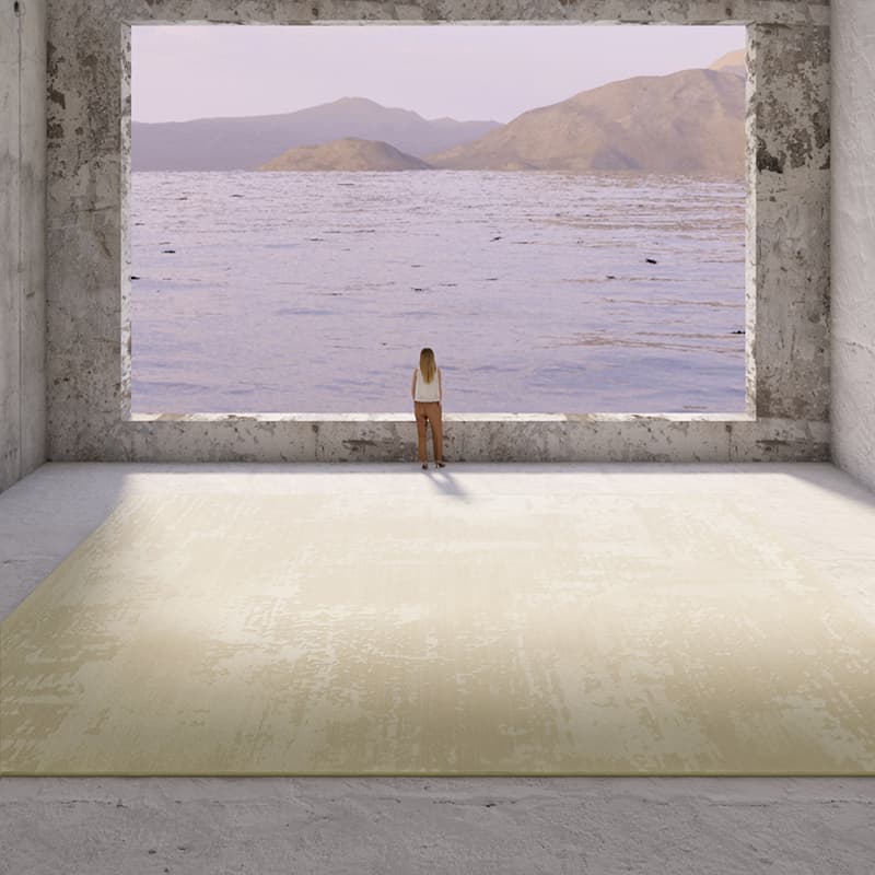 海辺の静寂 アート絨毯