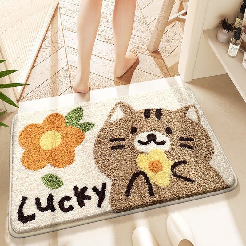 かわいい動物のバスマット