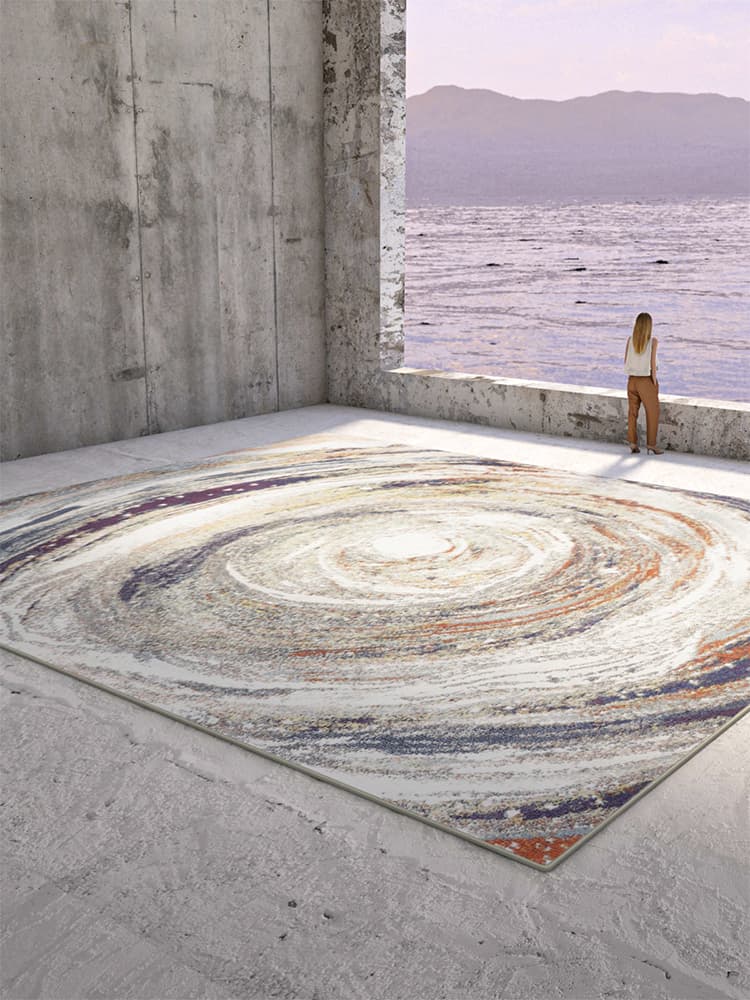 海辺の静寂 アート絨毯