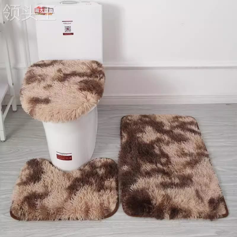 ふわもこ トリプルセット トイレマット