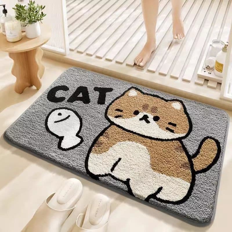 かわいい動物のバスマット