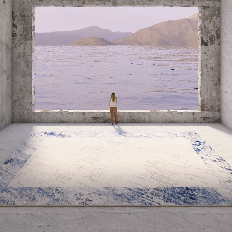 海辺の静寂 アート絨毯